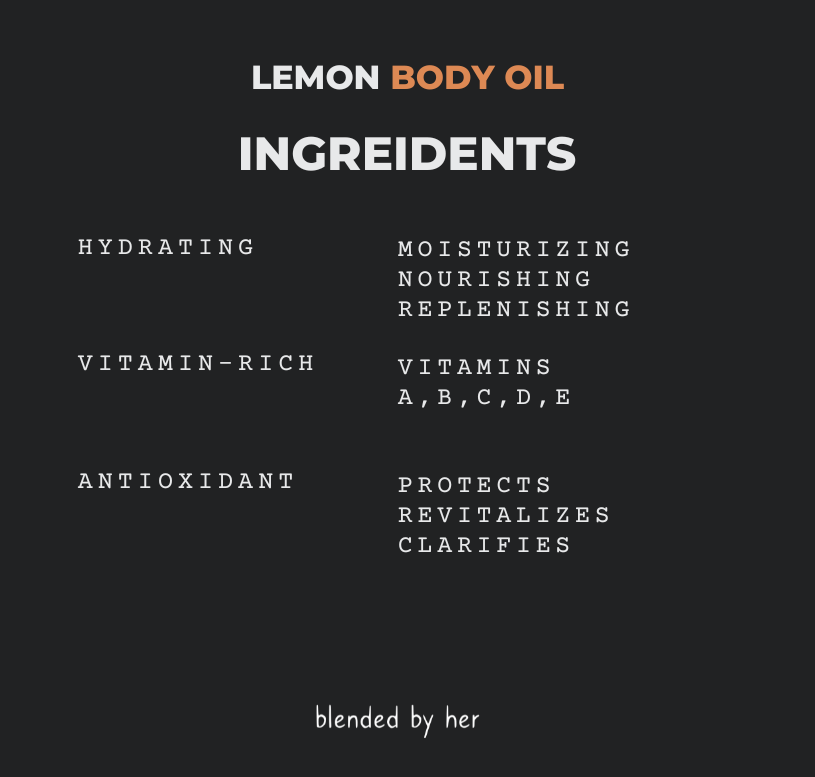 Lemon Body Oil
